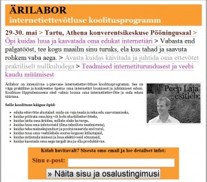 näidiskampaanialeht